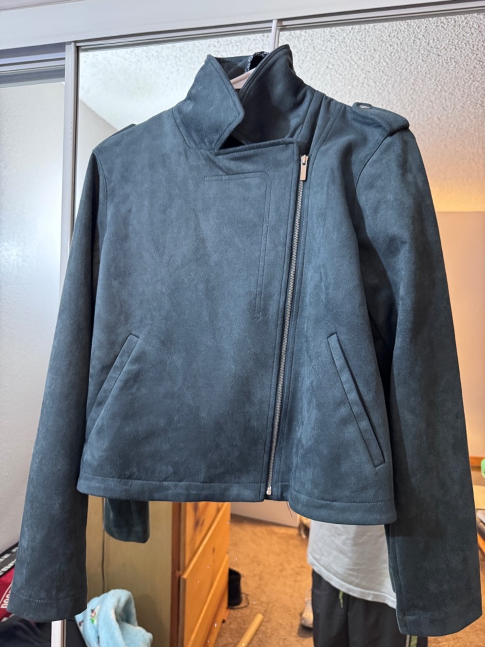 Women's Suede Teal LC jacket